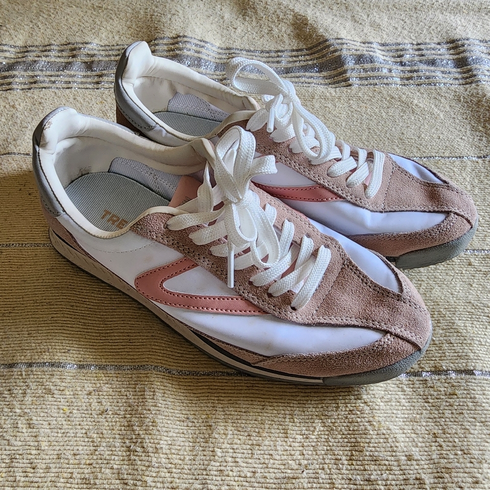 Pink and Gray Tretorn Rawlins Sneakers